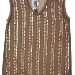 W118 by Walter Baker Embellished Shirt Size L